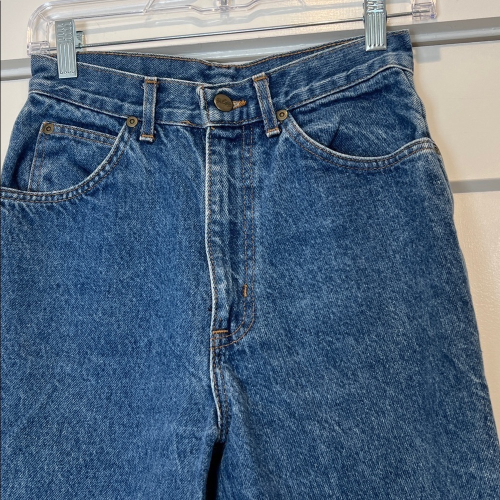 Chic vintage Blue Straight Leg Jeans size 7. In great condition! - Picture 2 of 8